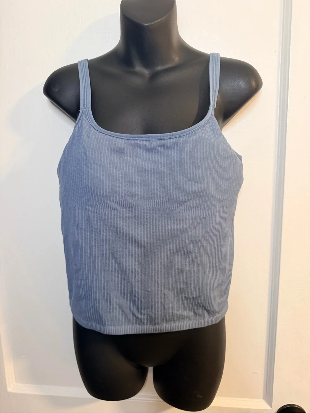NWOT lululemon athletica Blue Ribbed Tank Top